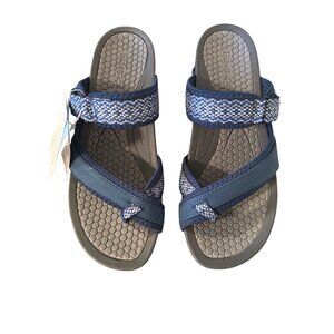 Beartraps Denni Navy Multi Size 8 Women’s Sandal NWB